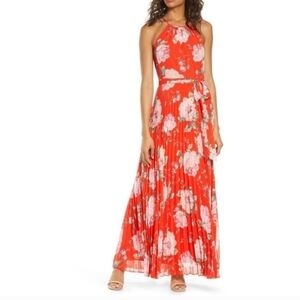 Chico's Poppy Floral Maxi Dress Size 4